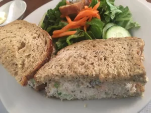 Patisserie Boissiere sandwich and salad