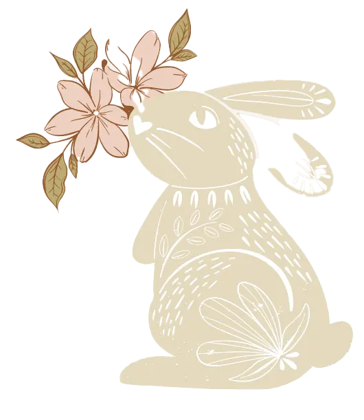 Easter bunny, illustration