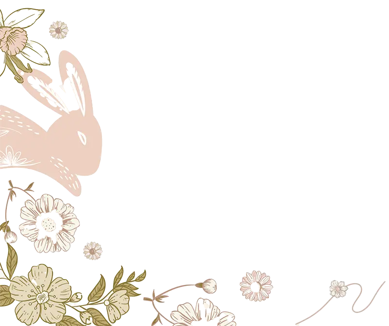 Easter decorations, illustration
